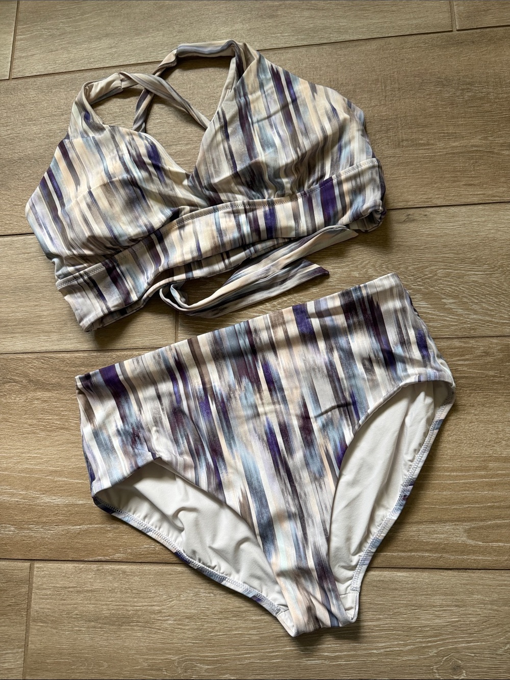 Athleta Two Piece Bathing Suit Large